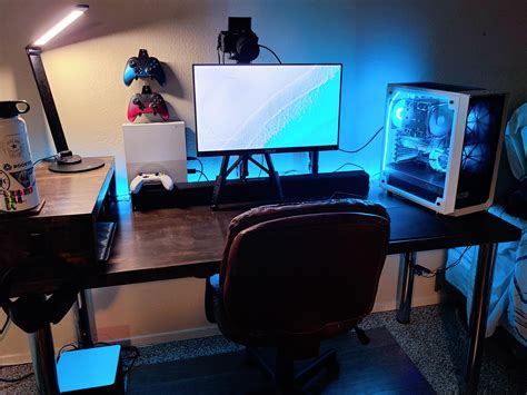 Got A Monitor Arm And Rearranged My Setup To Give Me Much More Desk