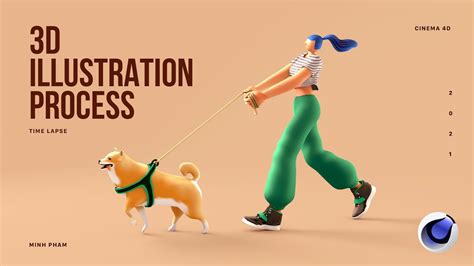 3d Character Illustration Modeling Process With Cinema 4d Youtube
