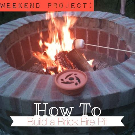 Diy fire pit buyer's guide. @jemstaa: DIY Brick Fire Pit in One Weekend