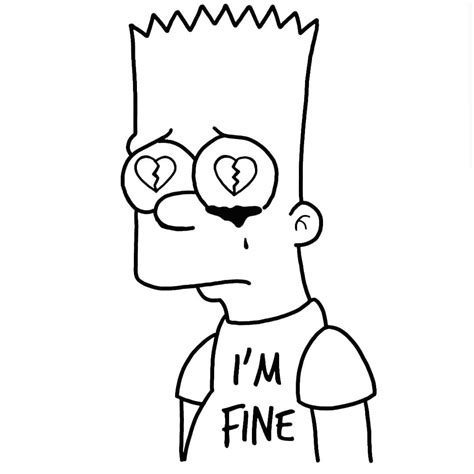 Detalles más de 83 bart simpson sad para dibujar muy caliente