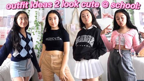 Aesthetic Outfit Ideas For Back To School Dress Code Friendly Youtube