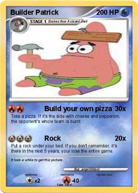 In this book, i share how all custom card makers make their cards! Pokémon Builder Patrick - Build your own pizza - My Pokemon Card