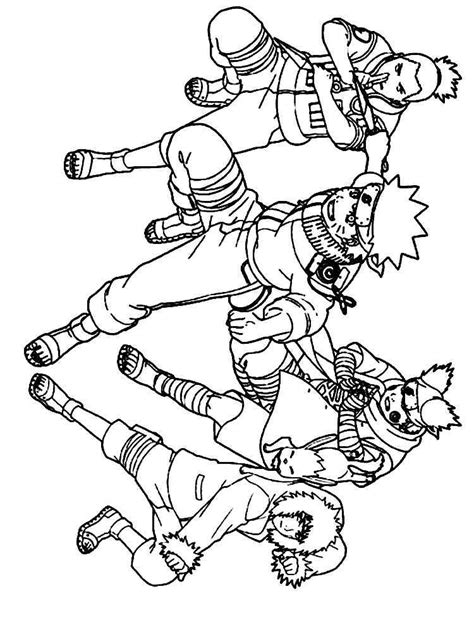 Naruto Coloring Sheet