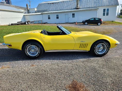 1970 Daytona Yellow Corvette Convertible For Sale Hobby Car Corvettes