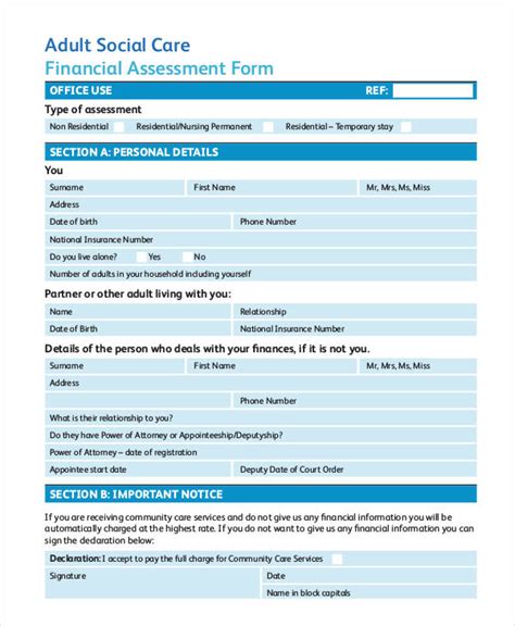 Free 18 Sample Nursing Assessment Forms In Pdf Ms Word