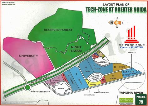 Tech Zone At Greater Noida Layout Plan Hd Map Industry Seller