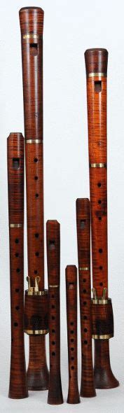 Renaissance Consort Recorders Made Of Flame Maple By J Hermans 楽器