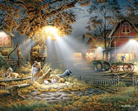 Americas Favorite Jigsaw Puzzles Terry Redlin Country Art Terry