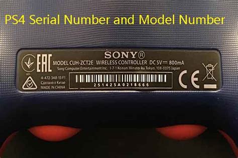 Serial Number On Playstation Ar