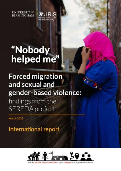 “nobody Helped Me” New Report Shines Light On Sexual And Gender Based Violence Among Forcibly