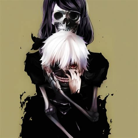 1224x1224 Tokyo Ghoul Kaneki Ken Skull 1224x1224