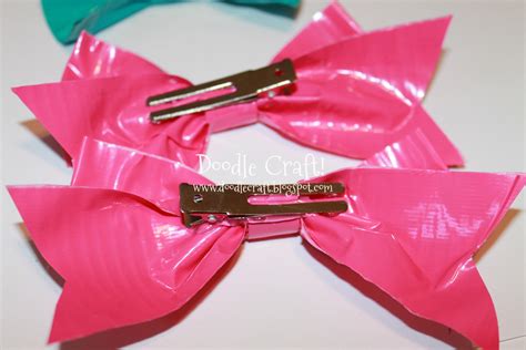 Doodlecraft Duct Tape Hair Bows And Bracelets
