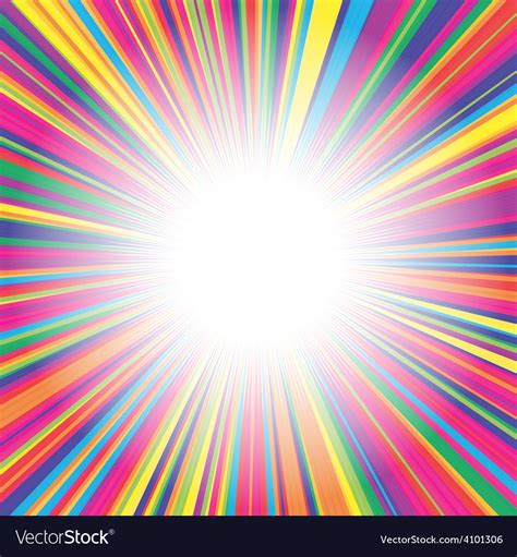 Colorful Burst Background Royalty Free Vector Image