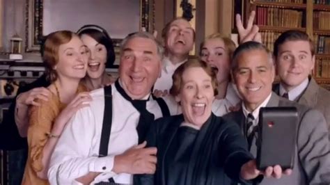 George Clooney Takes Over Downton Abbey In Hilarious Charity Video Downton Downton Abbey