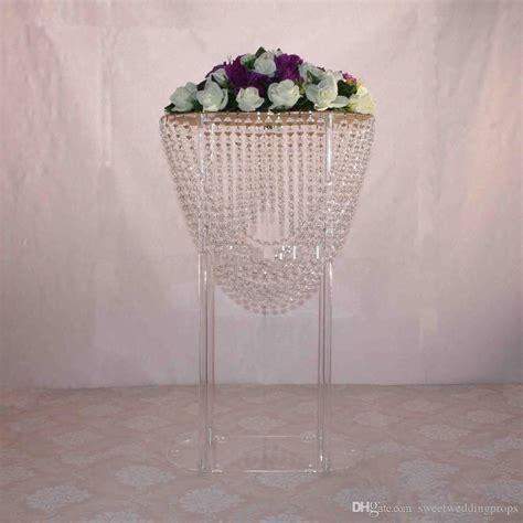 Clear Acrylic Flower Stand Wedding Centerpieces Acrylic Flower Stand