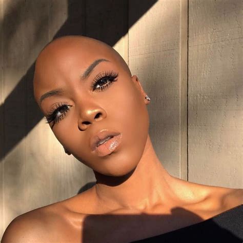 19 Stunning Black Women Whose Bald Heads Will Leave You Speechless Natural Hair Twist Out