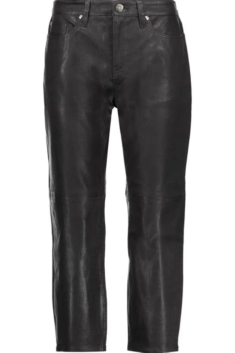 Iro Thelma Leather Bootcut Pants Modesens Bootcut Pants Pants For