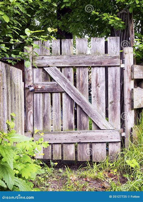 Old Fences Garden In The Woods Wooden Gates