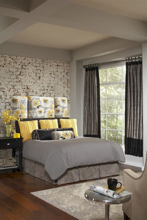45 Cozy Grey Yellow Bedrooms Decorating Ideas Page 31 Of 47