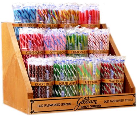 Old Fashioned Candy Stick Display 12 Jar Candy Sticks Old Fashioned