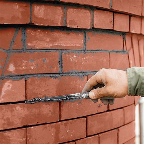 How To Repair Crumbling Mortar Between Bricks Const Kit