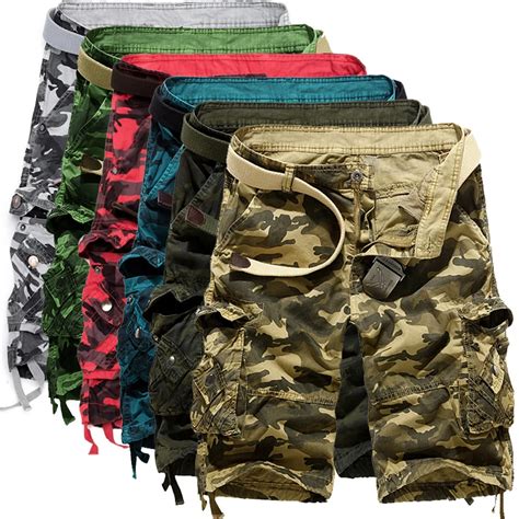 buy 2018 new camouflage loose cargo shorts men cool camo summer short pants hot