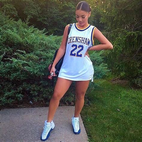 Basketball Jersey Dress Outfit Cherry Hutchens