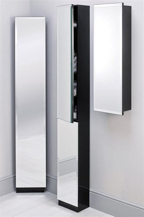 Wood Wall Muonted Tall Modern Bathroom Storage Cabinet With Glass Door