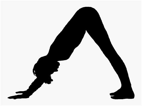 Yoga Silhouette Poses At Getdrawings Downward Dog Yoga Silhouette Hd