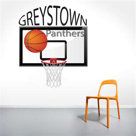 Basketball Decal Personalized Basketball Decal Wall Decal Bedroom