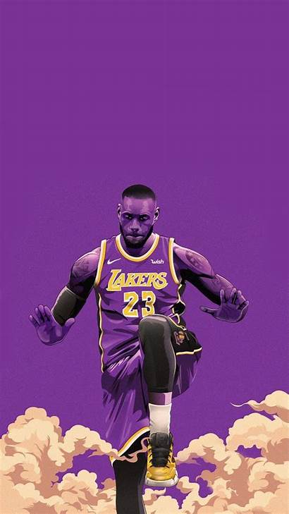 Lebron James Wallpapers Lakers Iphone Cartoon 2k20