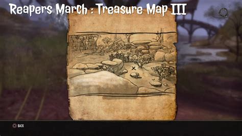 Reapers March Treasure Map One Tamriel Youtube
