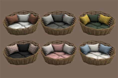 Pet Basket Set From Leo 4 Sims Sims 4 Downloads