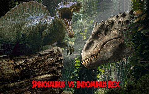 Spinosaurus Vs Indominus Rex By Thespideradventurer On Deviantart