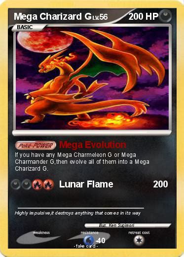 You will be given a $1000 unsecured credit line and approval is guaranteed as there is no credit check. Pokémon Mega Charizard G - Mega Evolution - My Pokemon Card