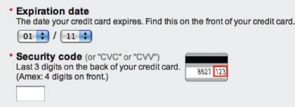 How long is a credit card security code. How Form Usability Can Increase Your E-commerce Conversions | UserTesting Blog