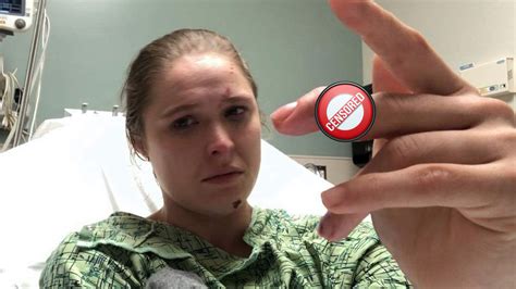 Pic Ronda Rousey Nearly Loses Finger In Freak Accident Taping A Television Show Mmamania Com