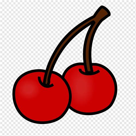 Cherry Fruit Drawing Cartoon Cherry Food Graphic Cartoon Png Pngwing