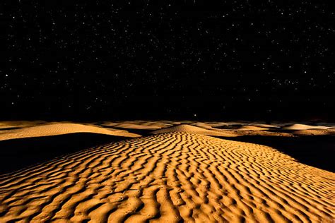 290 Estrellas Y La Arena Cielo Nocturno En El Desierto Del Sahara