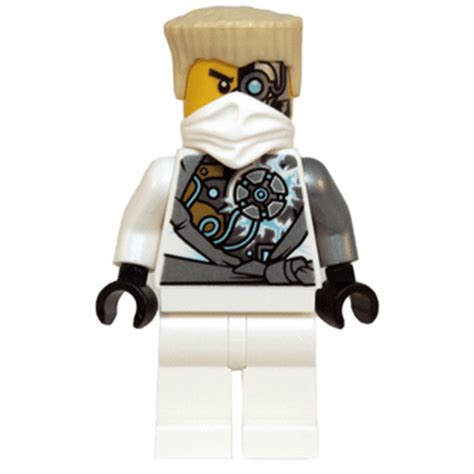 Lego Ninjago Zane Rebooted Battle Scarred Minifigure