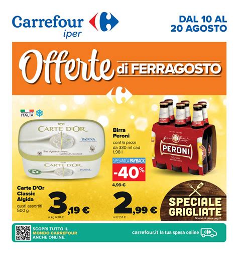 Sp Volantino Carrefour Iper Dal Al Agosto Page