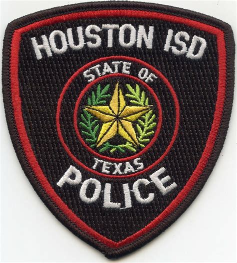 Houston Independent School District Isd Texas Tx Police Patch Ebay