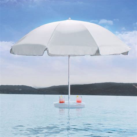 Shade Science Pb 15000 Whi Pool Buoy Floating Umbrella Oyster White