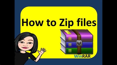 How To Zip Files Using Winrar Youtube
