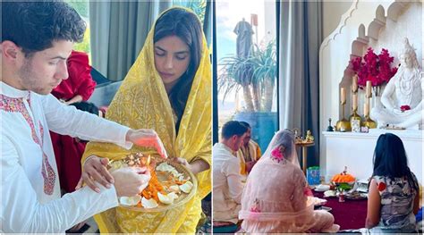 प्रियंका चोपड़ा ने माँ बनने के बाद मनाई पति निक जोंस के साथ मिलकर महाशिवरात्रि दिखे दोनो साथ मे