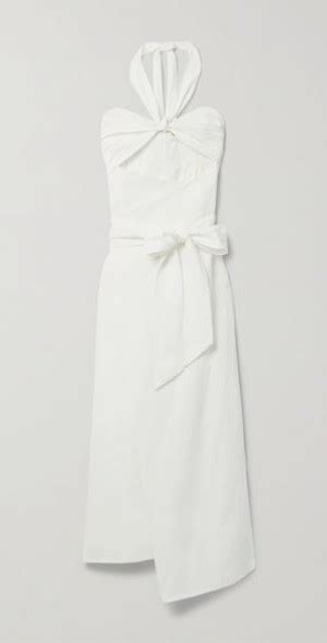 Mara Hoffman Net Sustain Paula Convertible Wrap Effect Tencel Lyocell And Linen Blend Midi Dress