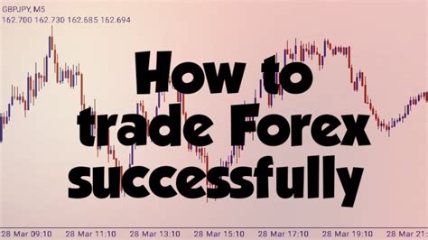How To Trade Forex Successfully Forex Trading Live Youtube