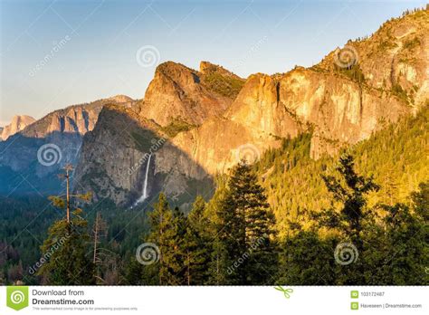 Yosemite National Park Valley Summer Landscape Stock Image Image Of