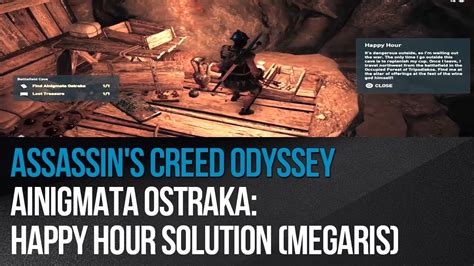 Assassins Creed Odyssey Ainigmata Ostraka Happy Hour Solution