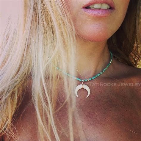 Fearless Tusk Necklace Tusk Necklace Horn Choker Turquoise Etsy Tusk